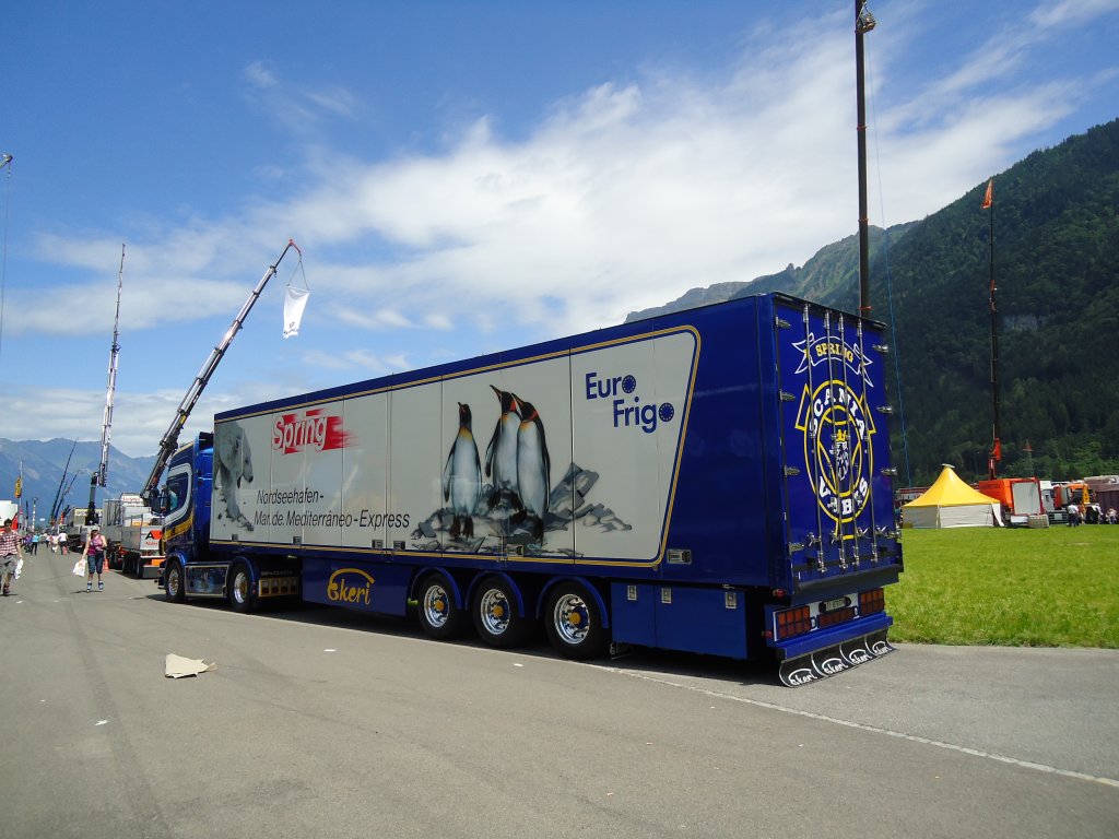 (134'375) - Spring - TI 87'977 - Scania am 25. Juni 2011 in Interlaken, Flugplatz