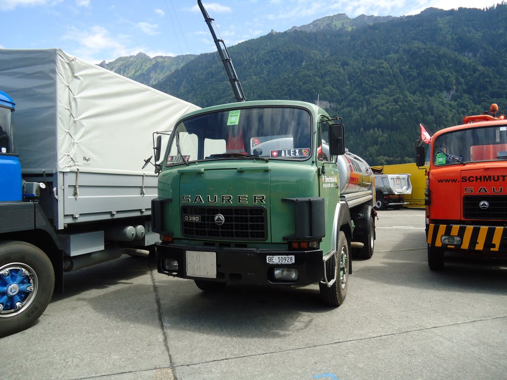 (134'398) - Brechtb�hl, Muri - BE 10'928 - Saurer am 25. Juni 2011 in Interlaken, Flugplatz