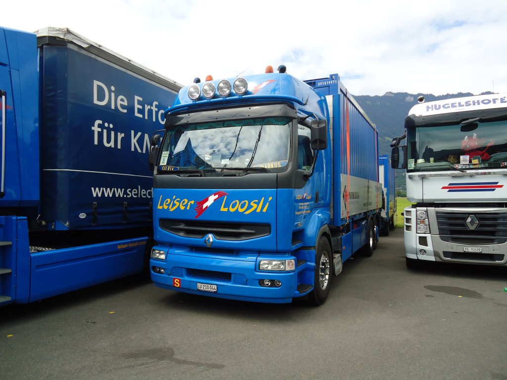 (134'419) - Leiser+Loosli - LU 210'044 - Renault am 25. Juni 2011 in Interlaken, Flugplatz