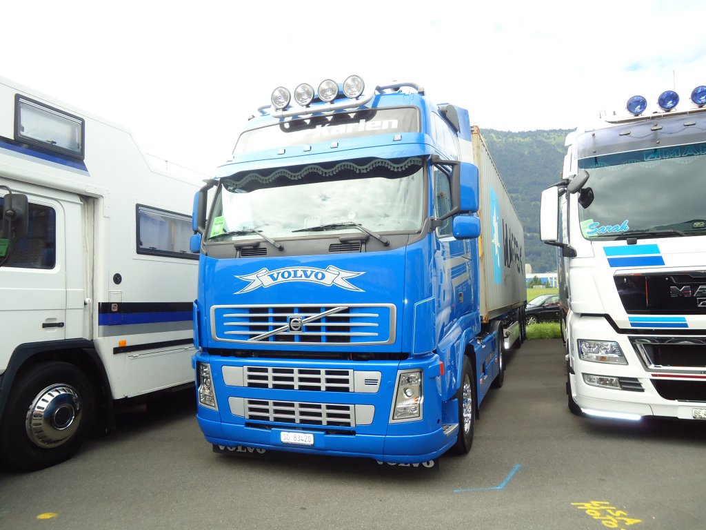 (134'424) - Volvo - SO 83'420 - am 25. Juni 2011 in Interlaken, Flugplatz