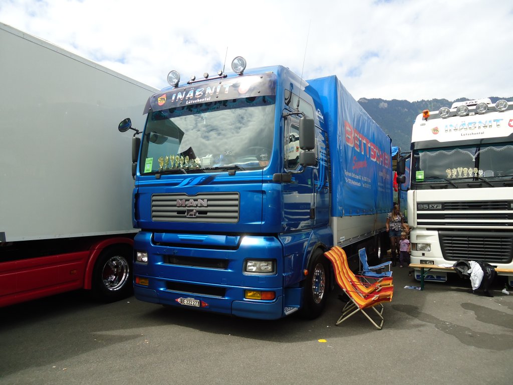 (134'427) - In�bnit, L�tschental - BE 222'277 - MAN am 25. Juni 2011 in Interlaken, Flugplatz