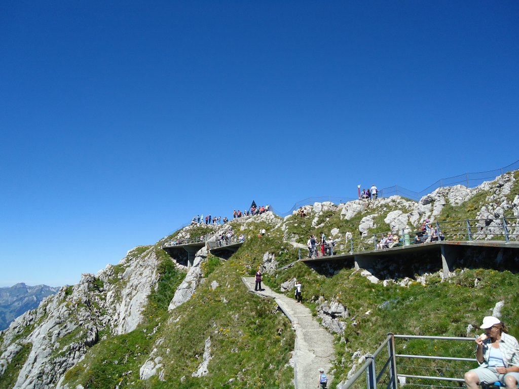 (134'455) - Viel Volk auf dem Stockhorngipfel am 26. Juni 2011