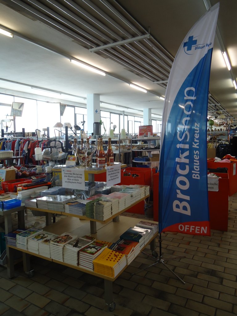 (134'592) - Blaues Kreuz B�cherausstellung im BrockiShop am 1. Juli 2011