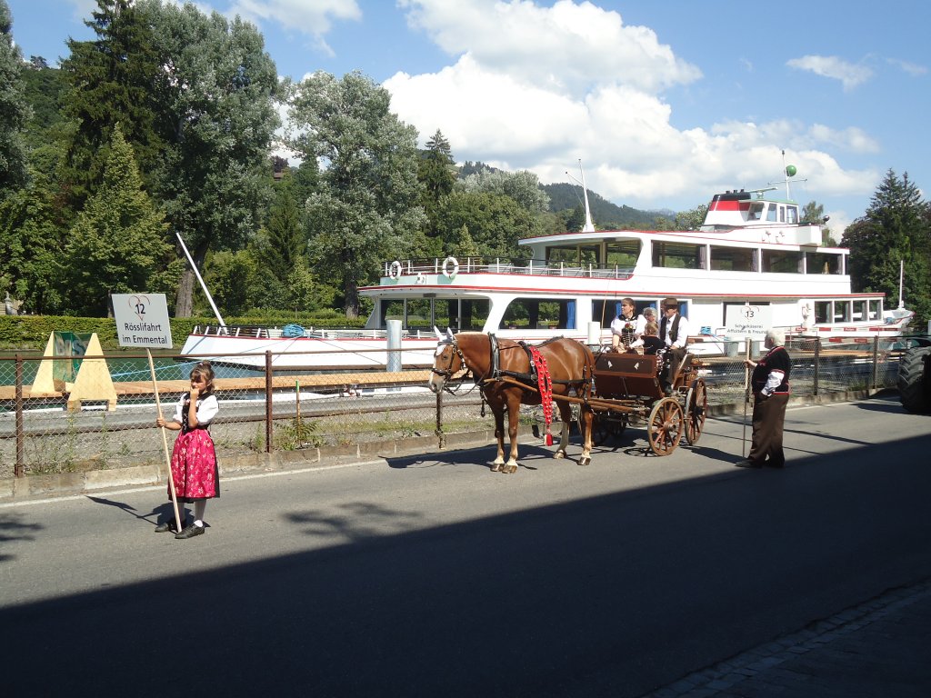 (134'598) - R�sslifahrt im Emmental am 2. Juli 2011 bei der Schiffl�ndte Thun