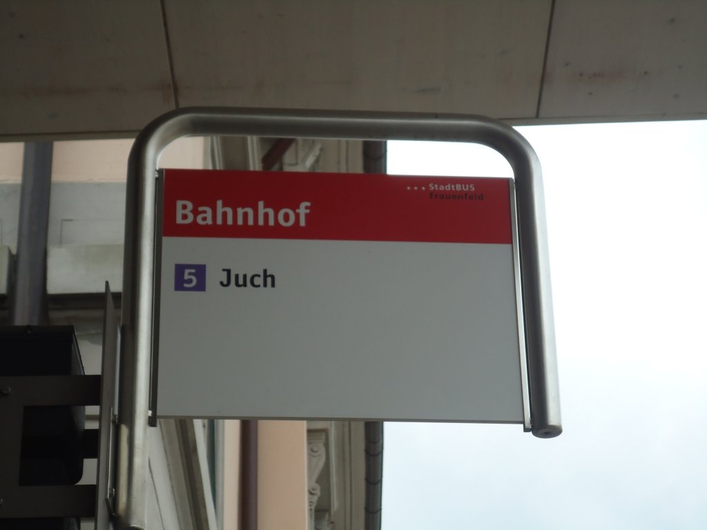 (134'939) - StadtBUS Frauenfeld-Haltestelle - Frauenfeld, Bahnhof - am 10. Juli 2011