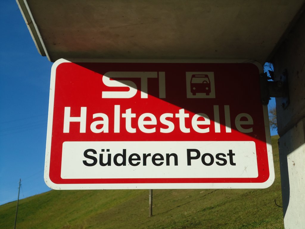 (136'774) - STI-Haltestelle - S�deren, S�deren Post - am 21. November 2011