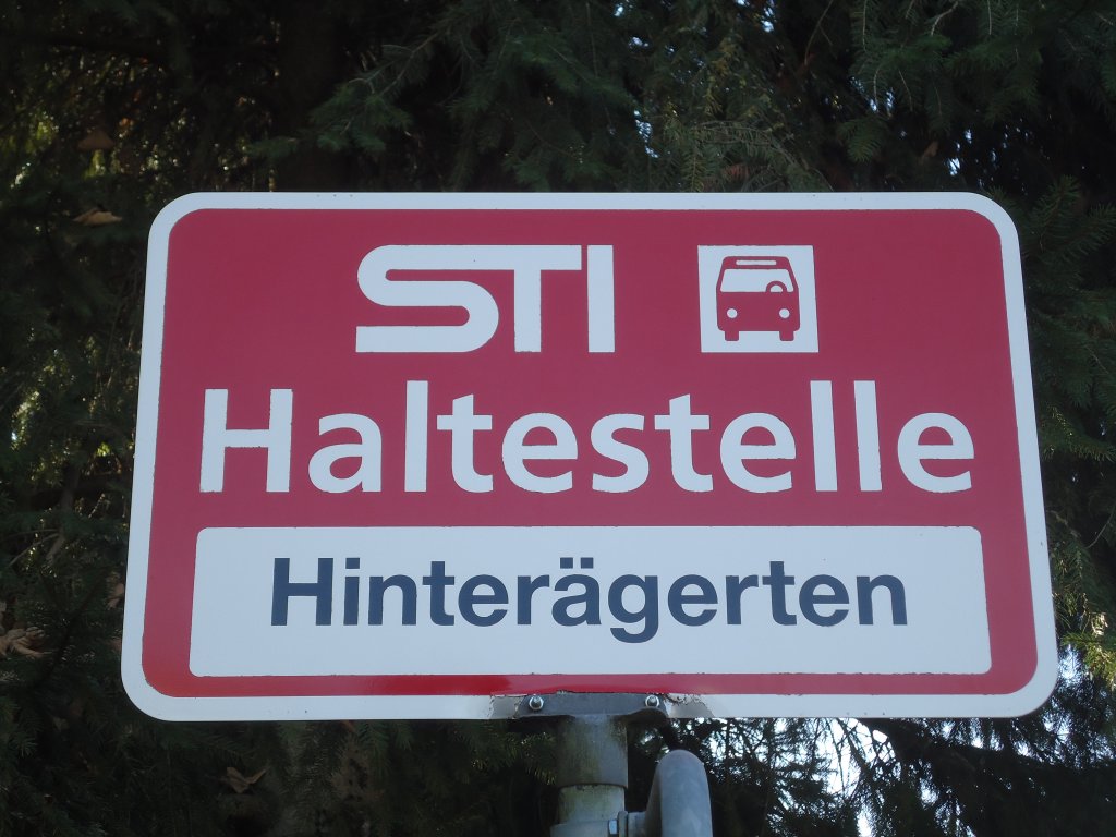 (136'783) - STI-Haltestelle - Heimenschwand, Hinter�gerten - am 21. November 2011