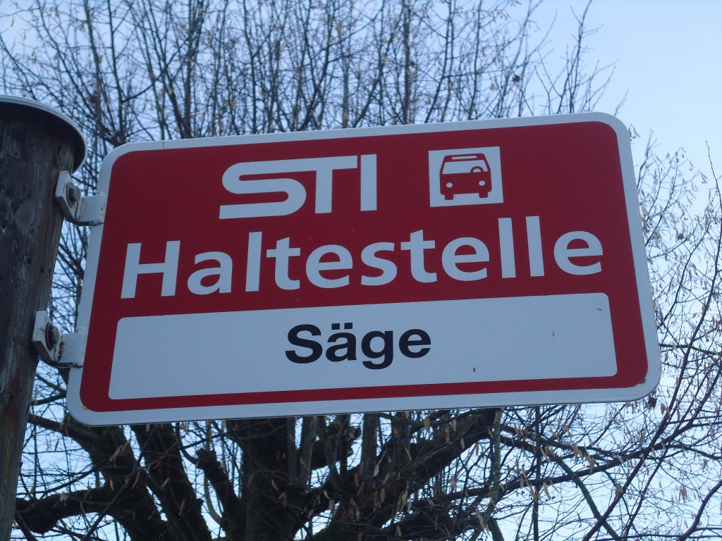 (136'843) - STI-Haltestelle - Niederstocken, S�ge - am 22. November 2011