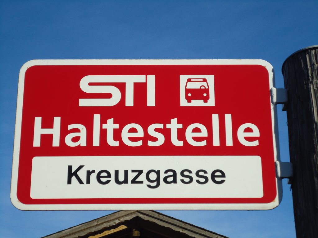 (136'845) - STI-Haltestelle - Oberstocken, Kreuzgasse - am 22. November 2011