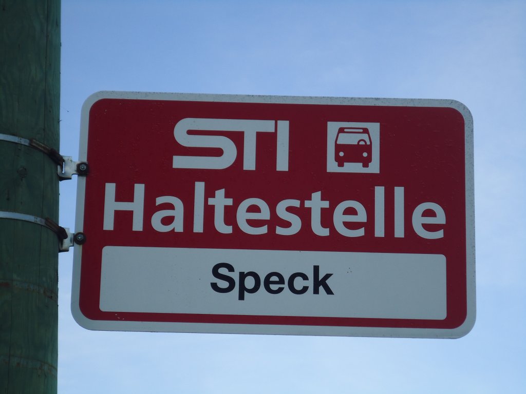 (136'848) - STI-Haltestelle - H�fen, Speck - am 22. November 2011