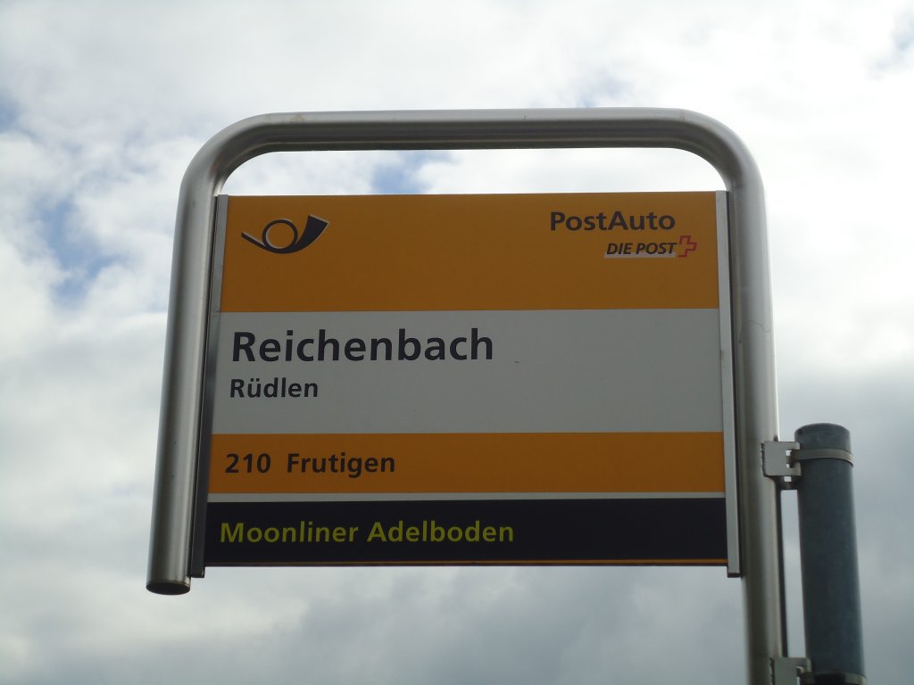 (138'434) - PostAuto-Haltestelle - Reichenbach, R�dlen - am 6. April 2012