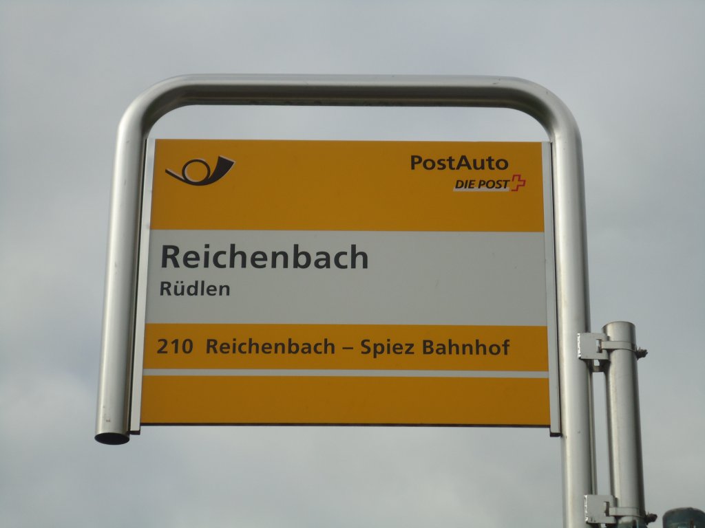 (138'435) - PostAuto-Haltestelle - Reichenbach, R�dlen - am 6. April 2012