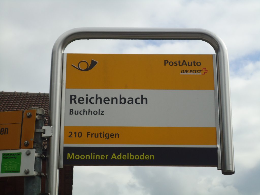 (138'436) - PostAuto-Haltestelle - Reichenbach, Buchholz - am 6. April 2012