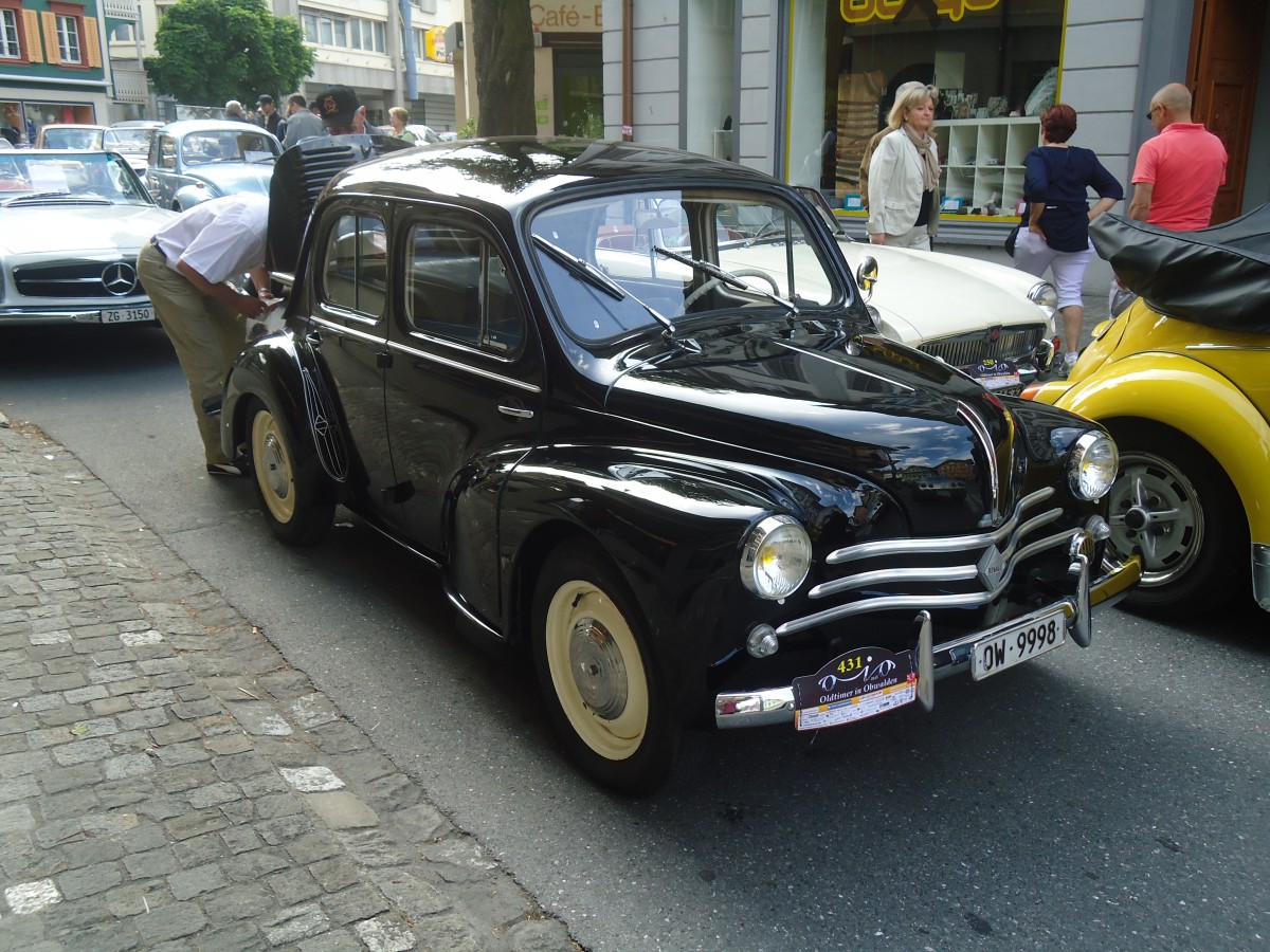 (139'047) - Renault - OW 9998 - am 27. Mai 2012 in Sarnen, OiO