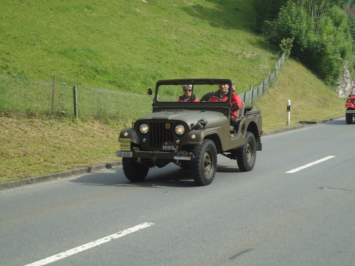 (139'073) - Willys-Jeep - LU 4424 - am 27. Mai 2012 in Sarnen, OiO