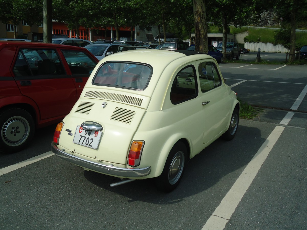 (139'095) - Fiat - OW 7702 - am 27. Mai 2012 in Sarnen, OiO