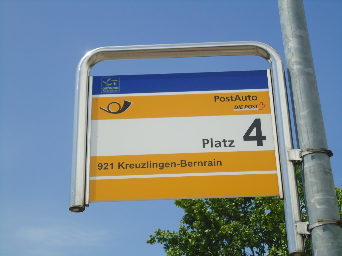 (139'129) - PostAuto-Haltestelle - Weinfelden, Bahnhof - am 27. Mai 2012