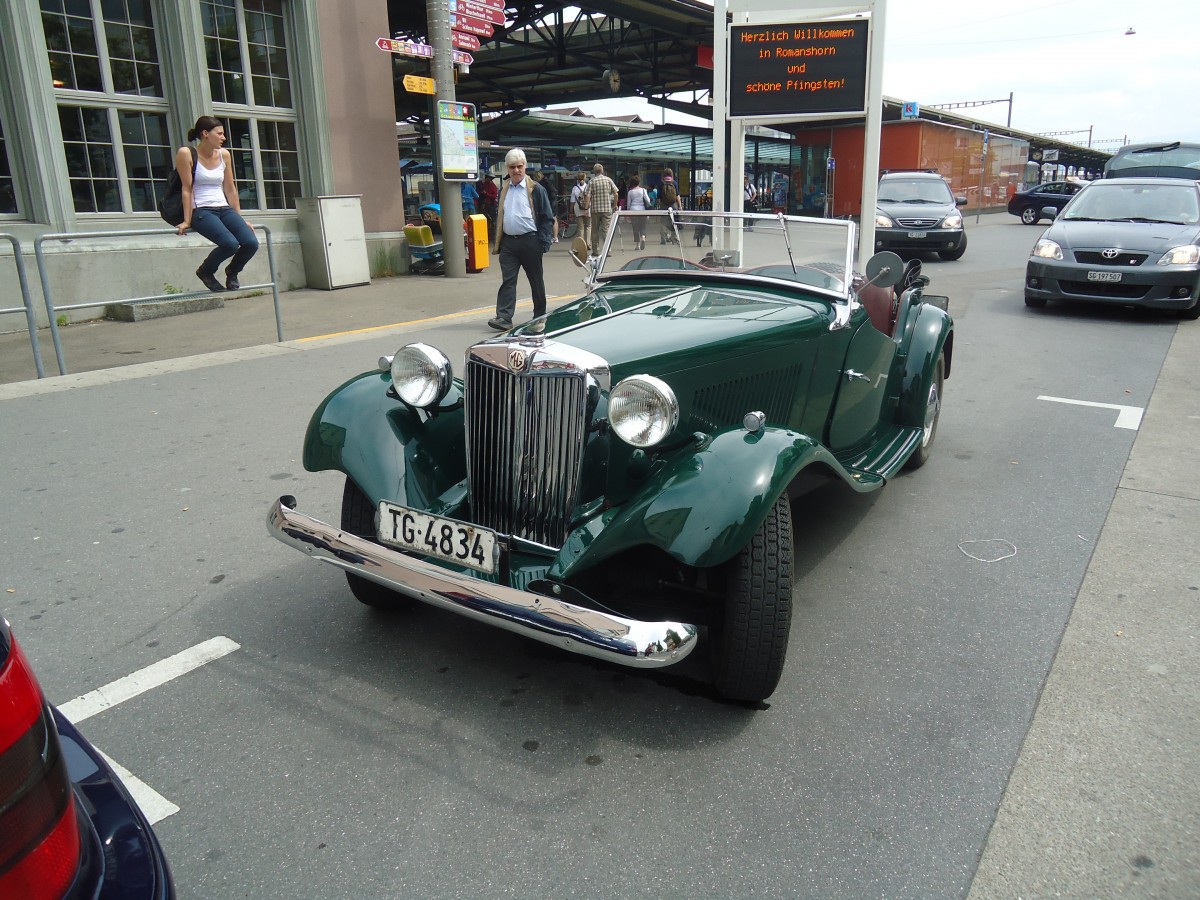 (139'152) - MG - TG 4834 - am 27. Mai 2012 beim Bahnhof Romanshorn