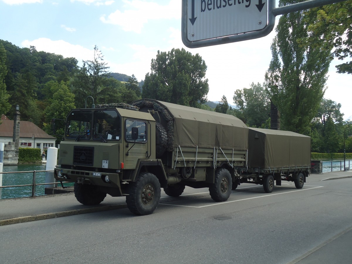 (139'479) - Schweizer Armee - M+32'765 - Saurer am 15. Juni 2012 bei der Schiffl�ndte Thun 