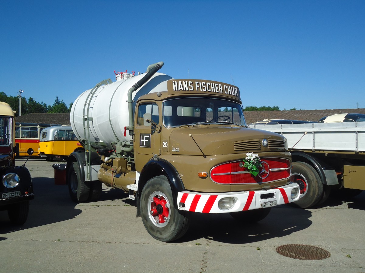 (139'519) - Fischer, Chur - Nr. 20/GR 193 U - Mercedes am 16. Juni 2012 in Hinwil, AMP