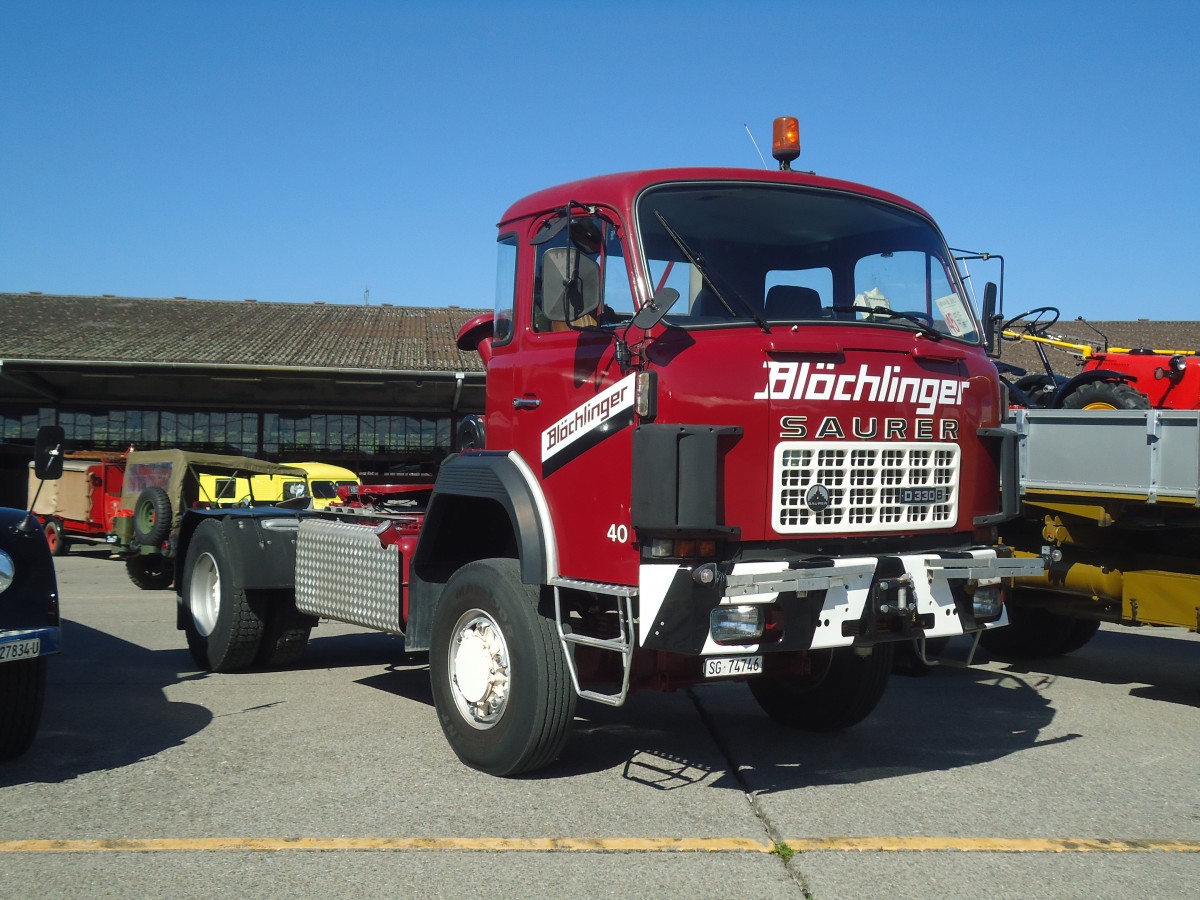 (139'544) - Bl�chlinger, Neuhaus - Nr. 40 - Saurer am 16. Juni 2012 in Hinwil, AMP