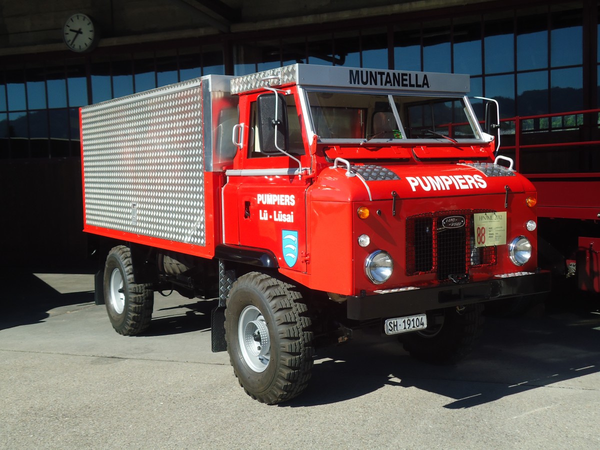 (139'560) - Feuerwehr, L� - SH 19'104 - Land-Rover am 16. Juni 2012 in Hinwil, AMP