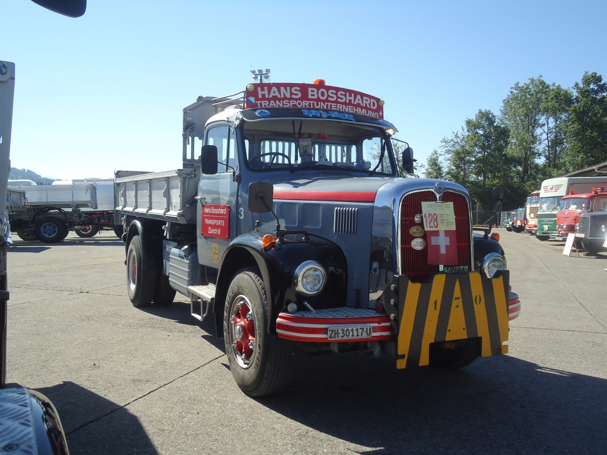 (139'578) - Bosshard, Z�rich - Nr. 3/ZH 30'117 U - Saurer am 16. Juni 2012 in Hinwil, AMP