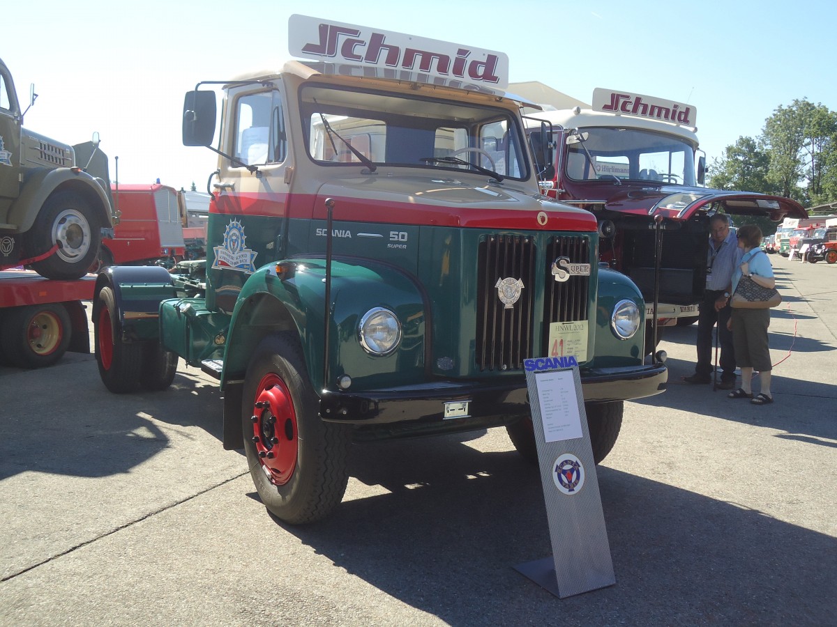 (139'585) - Schmid, B�ch - Scania am 16. Juni 2012 in Hinwil, AMP