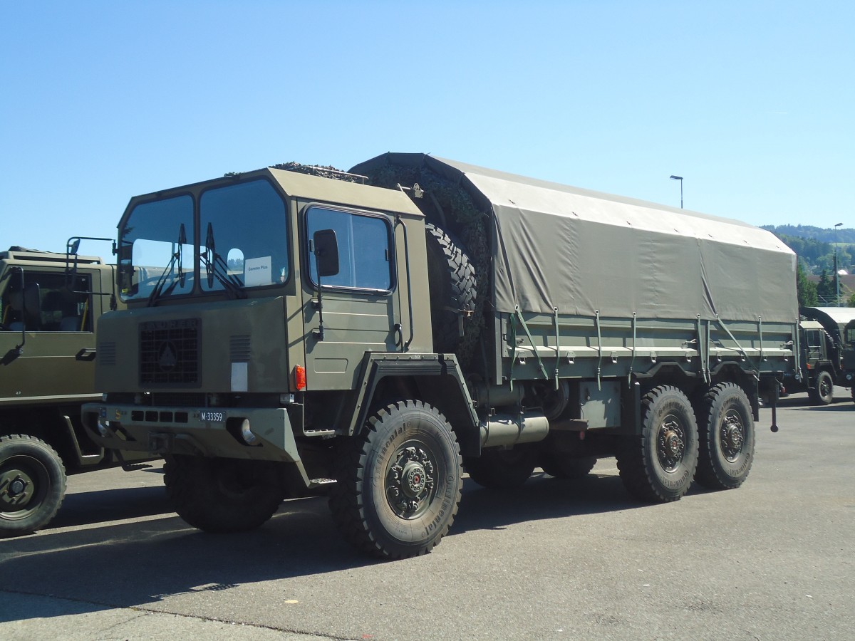 (139'600) - Schweizer Armee - M+33'359 - Saurer am 16. Juni 2012 in Hinwil, AMP