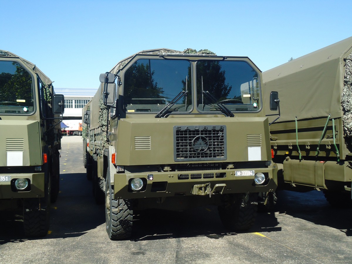 (139'603) - SChweizer Armee - M+33'184 - Saurer am 16. Juni 2012 in Hinwil, AMP