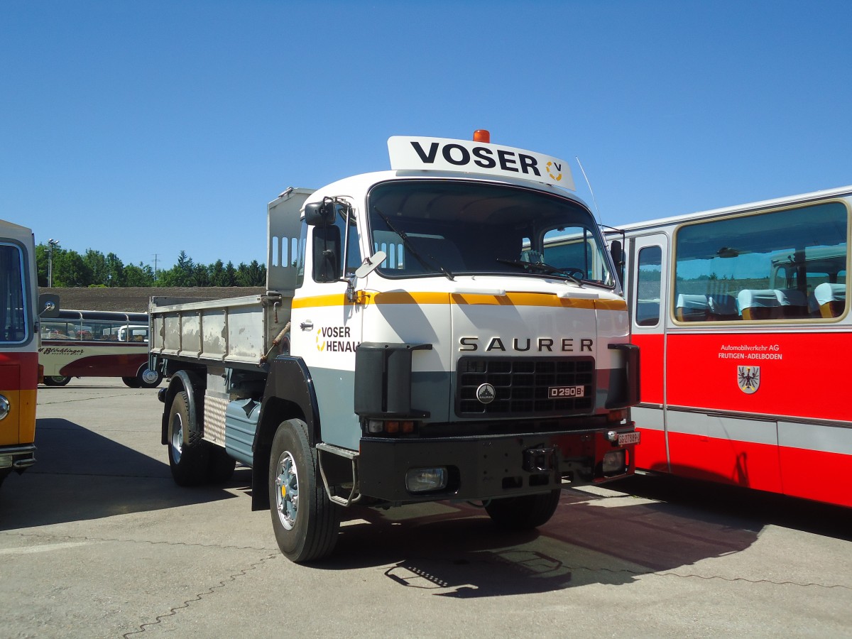 (139'668) - Voser, Henau - SG 27'889 U - Saurer am 16. Juni 2012 in Hinwil, AMP