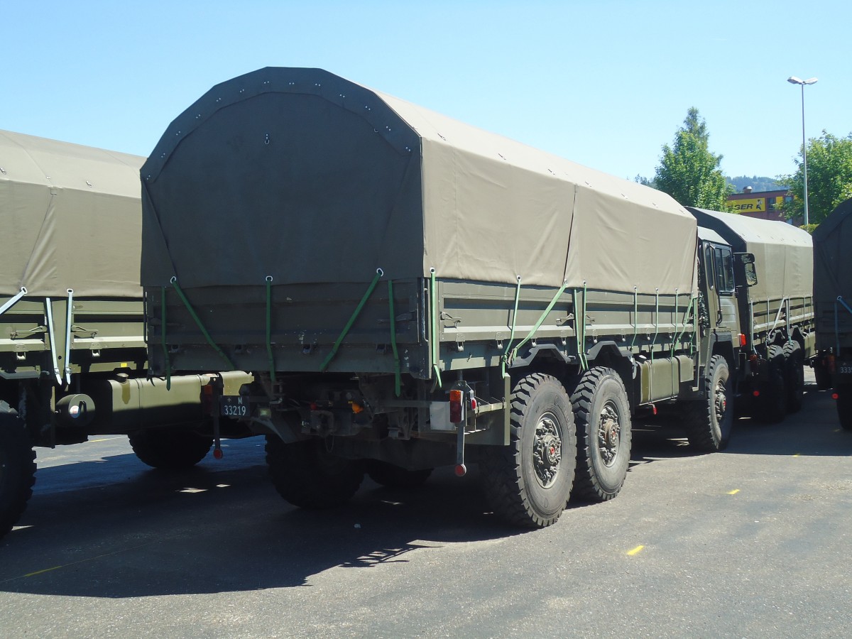 (139'677) - Schweizer Armee - M+33'219 - Saurer am 16. Juni 2012 in Hinwil, AMP