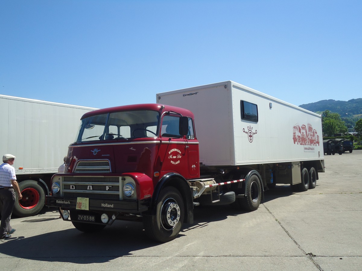 (139'678) - Van Die, Ridderkerk - ZV-03-88 - DAF am 16. Juni 2012 in Hinwil, AMP