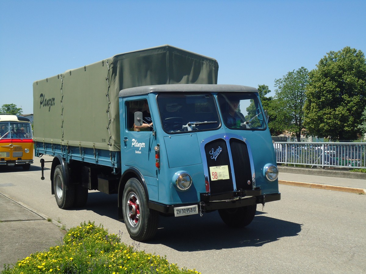 (139'721) - Planzer, Dietikon - ZH 30'958 U - Saurer am 16. Juni 2012 in Hinwil, AMP