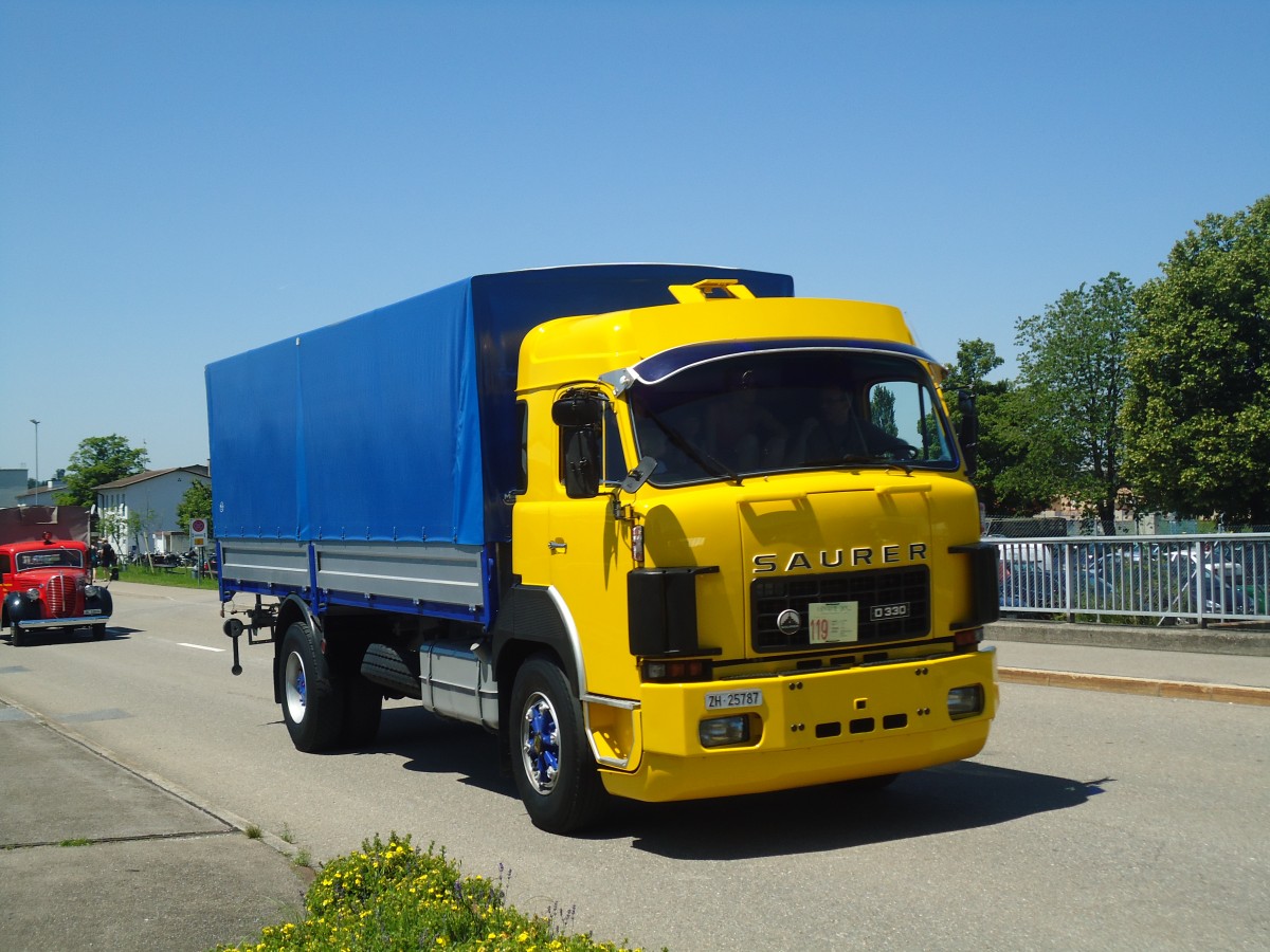 (139'724) - R�egg, Wila - ZH 25'787 - Saurer am 16. Juni 2012 in Hinwil, AMP
