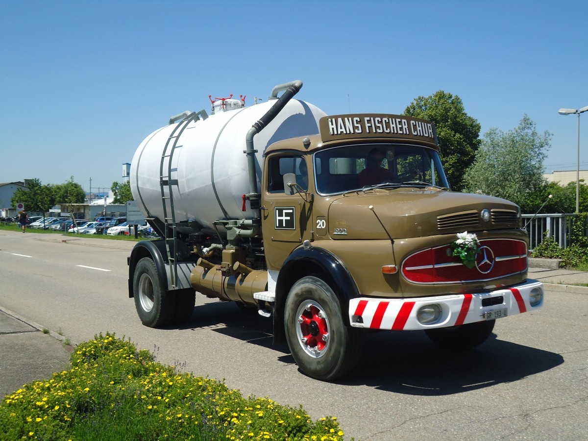 (139'755) - Fischer, Chur - Nr. 20/GR 193 U - Mercedes am 16. Juni 2012 in Hinwil, AMP
