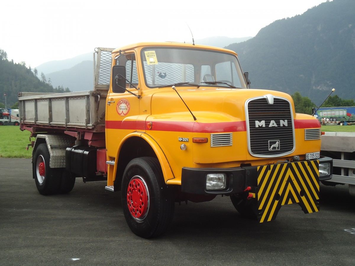 (140'199) - Tschanz - BE 705'320 - MAN am 30. Juni 2012 in Interlaken, Flugplatz