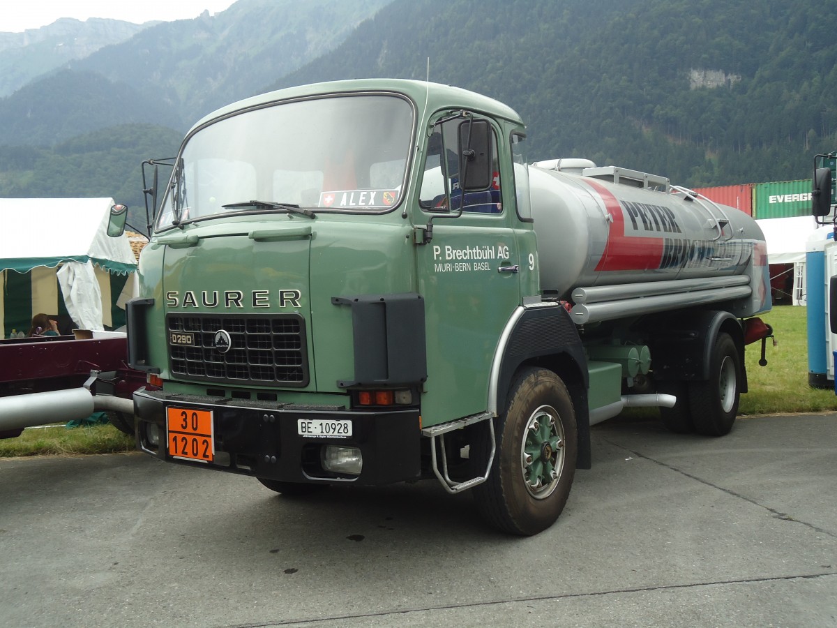 (140'207) - Brechtb�hl, Muri - Nr. 9/BE 10'928 - Saurer am 30. Juni 2012 in Interlaken, Flugplatz
