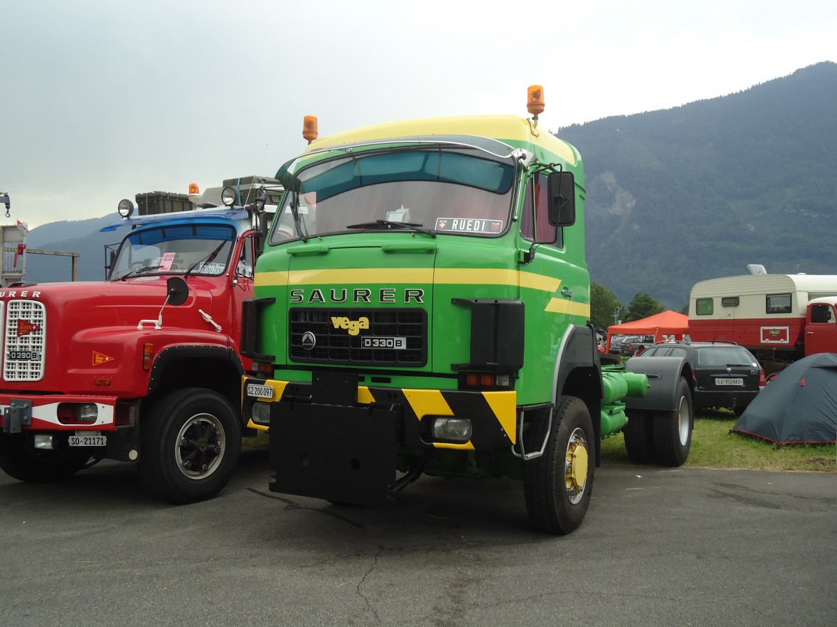 (140'212) - Vega - SZ 200'097 - Saurer am 30. Juni 2012 in Interlaken, Flugplatz