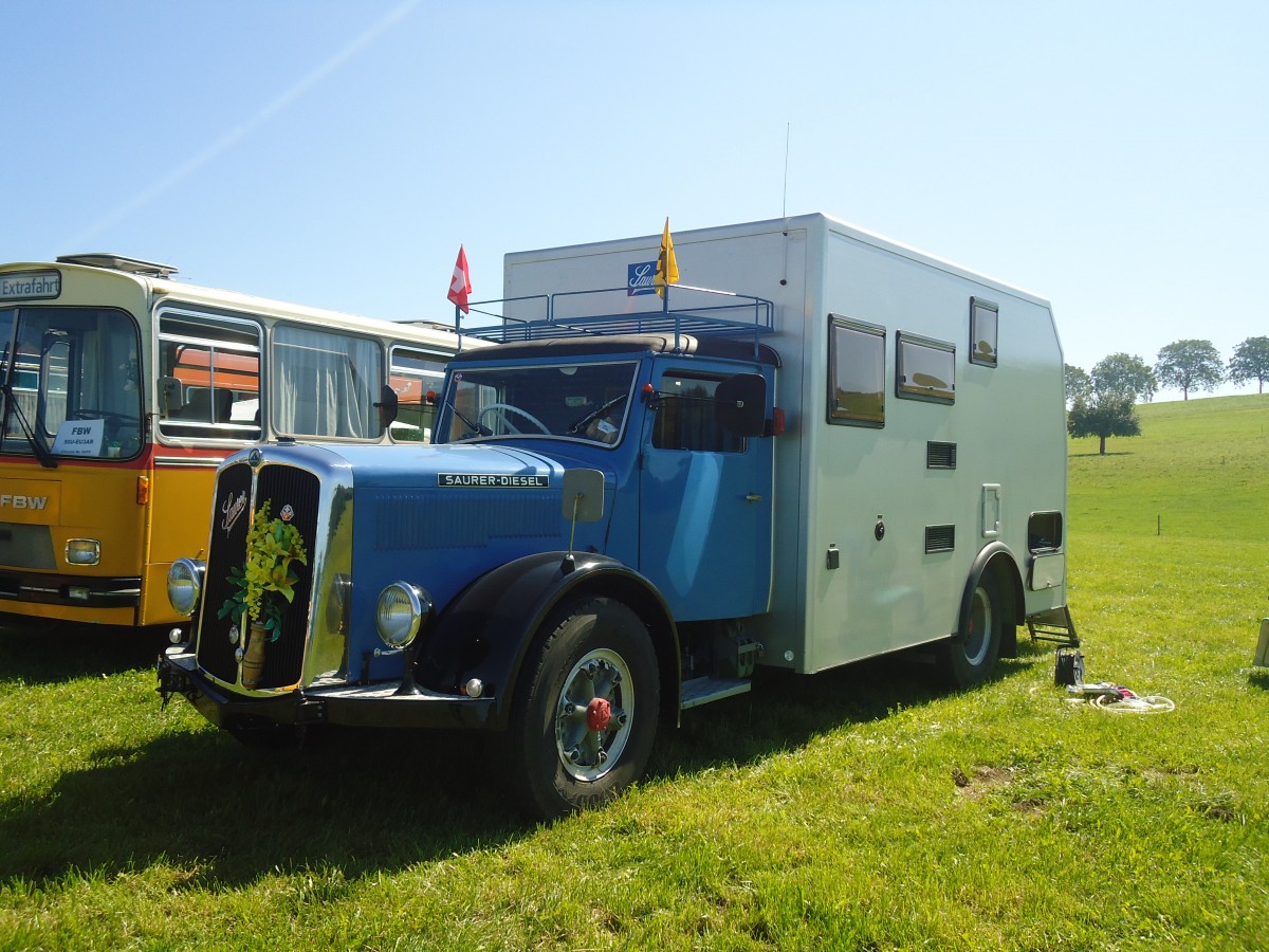 (141'212) - SH 6422 - Saurer am 18. August 2012 in Affeltrangen, Kreuzegg