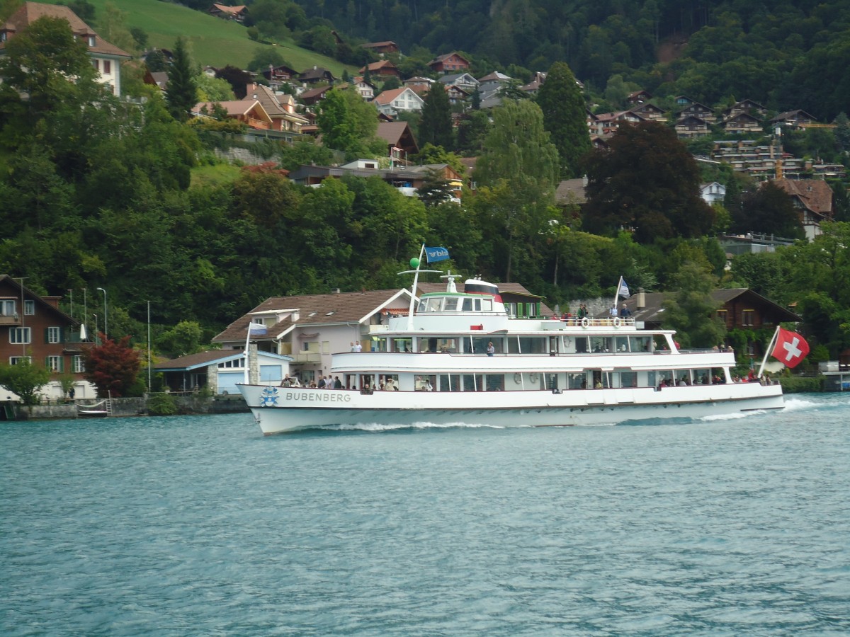 (141'381) - Motorschiff Bubenberg am 26. August 2012 vor H�nibach