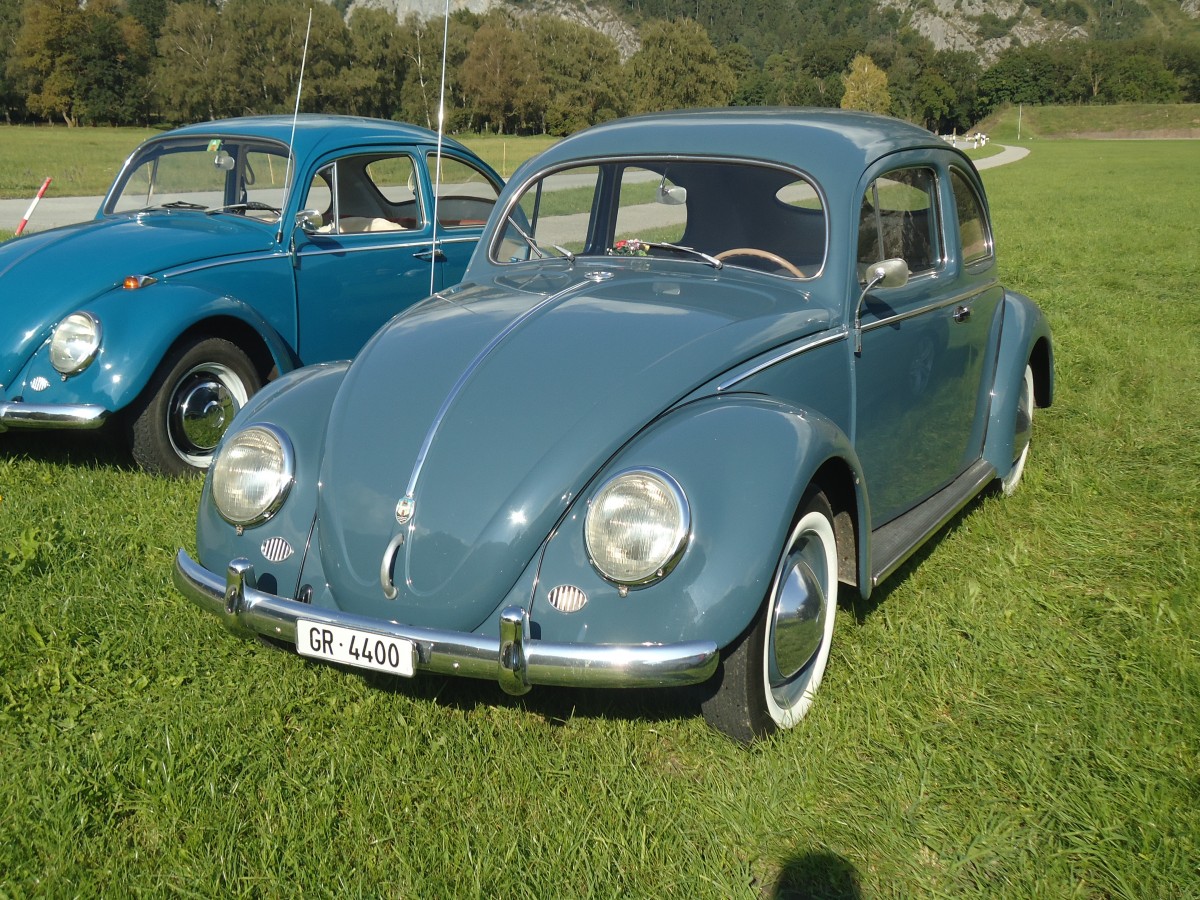 (141'620) - VW-K�fer - GR 4400 - am 15. September 2012 in Chur, Waffenplatz