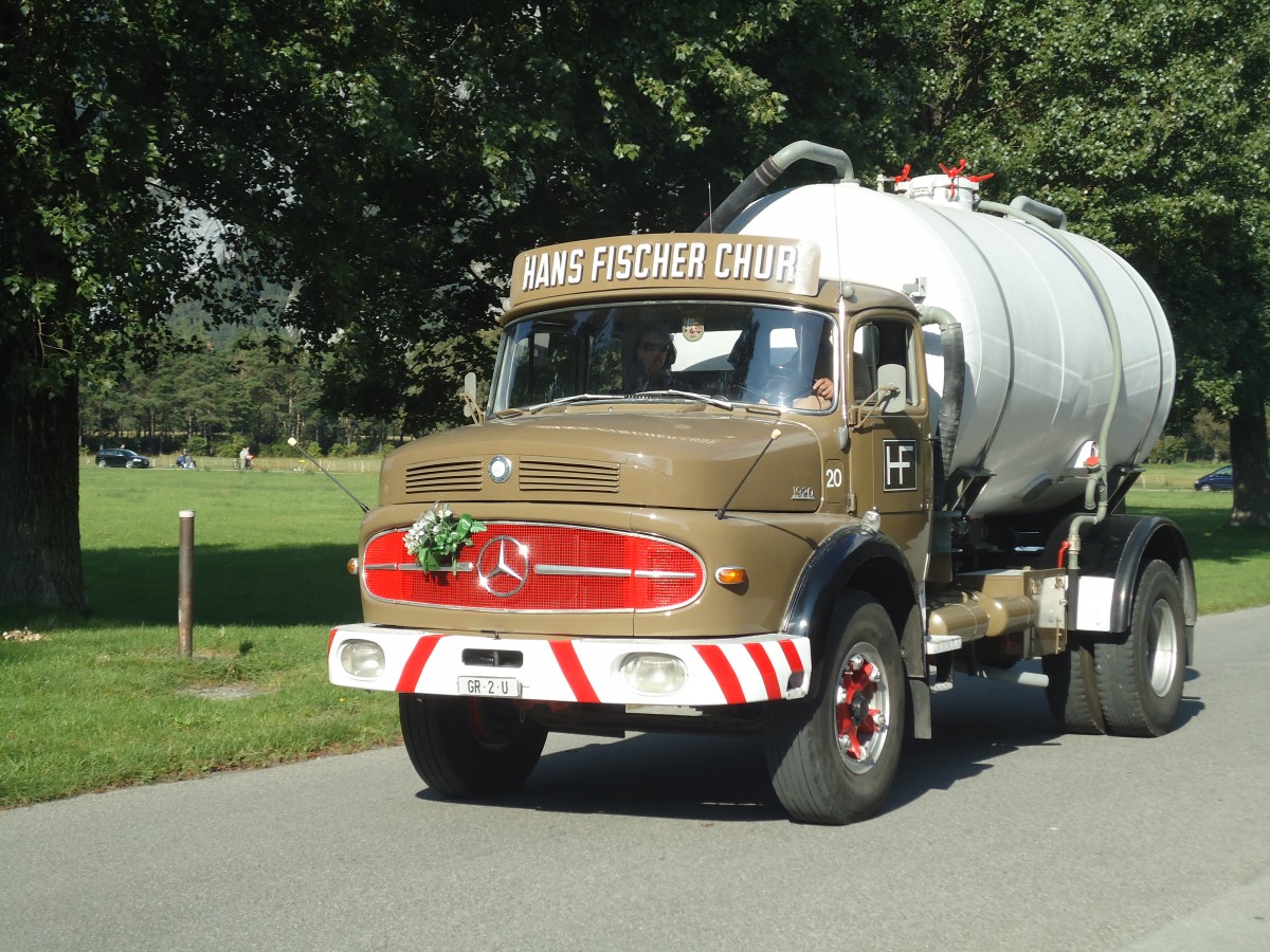 (141'627) - Rischer, Chur - Nr. 20/GR 2 U - Mercedes am 15. September 2012 in Chur, Waffenplatz