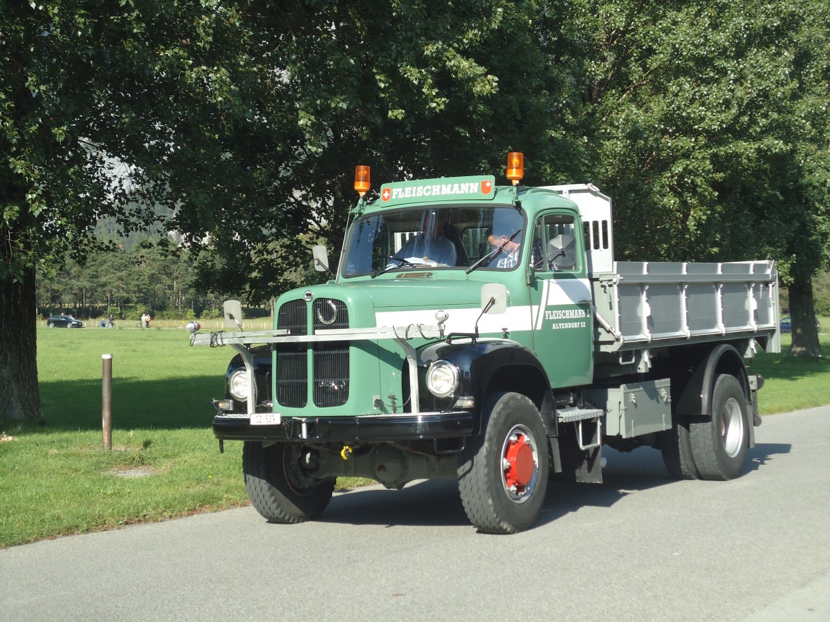 (141'638) - Fleischmann, Altendorf - SZ 529 - Berna am 15. September 2012 in Chur, Waffenplatz