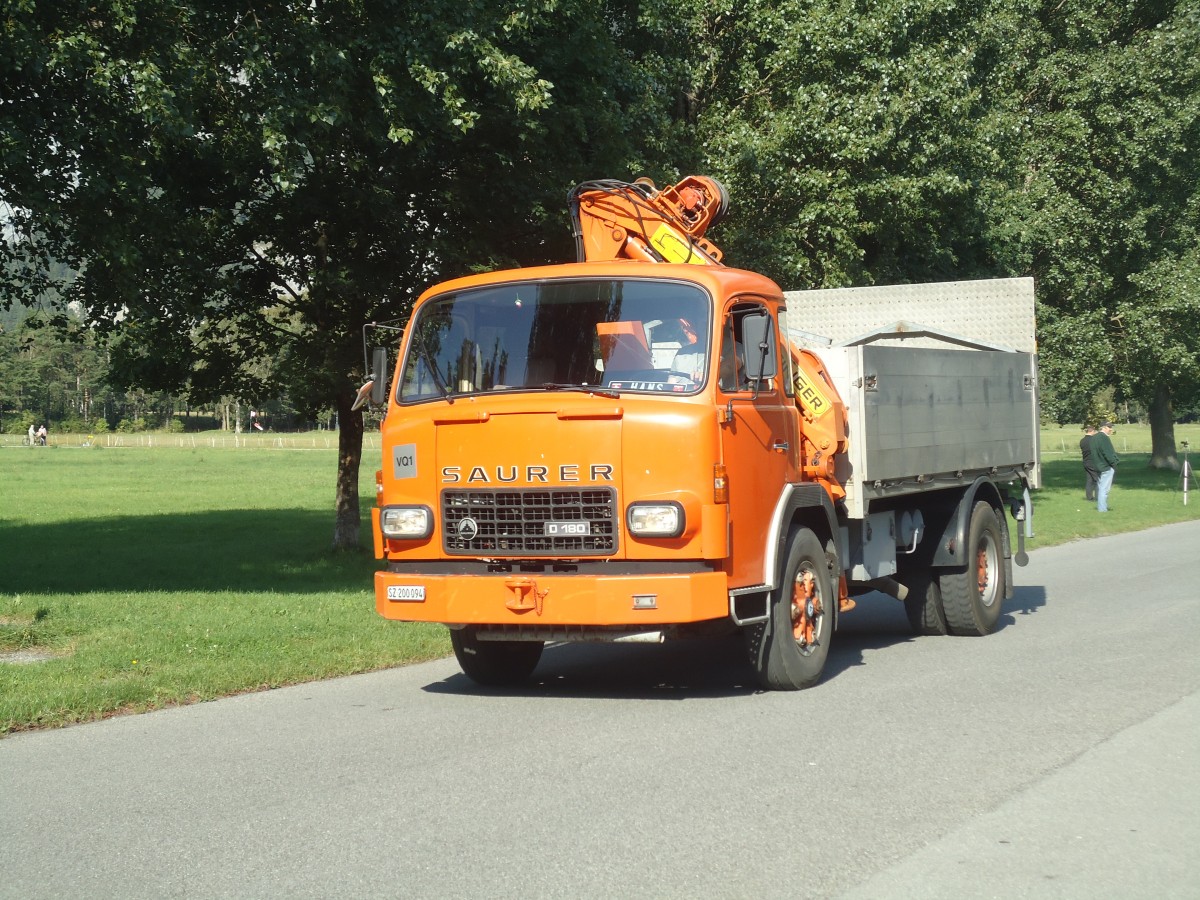 (141'654) - SZ 200'094 - Saurer am 15. September 2012 in Chur, Waffenplatz