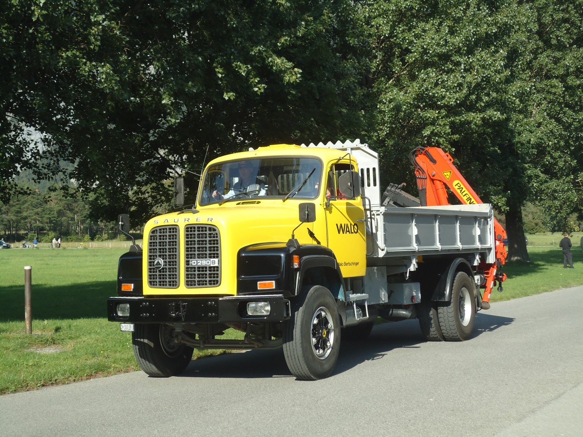(141'666) - Walo Bertschinger - ZH 30'038 U - Saurer am 15. September 2012 in Chur, Waffenplatz
