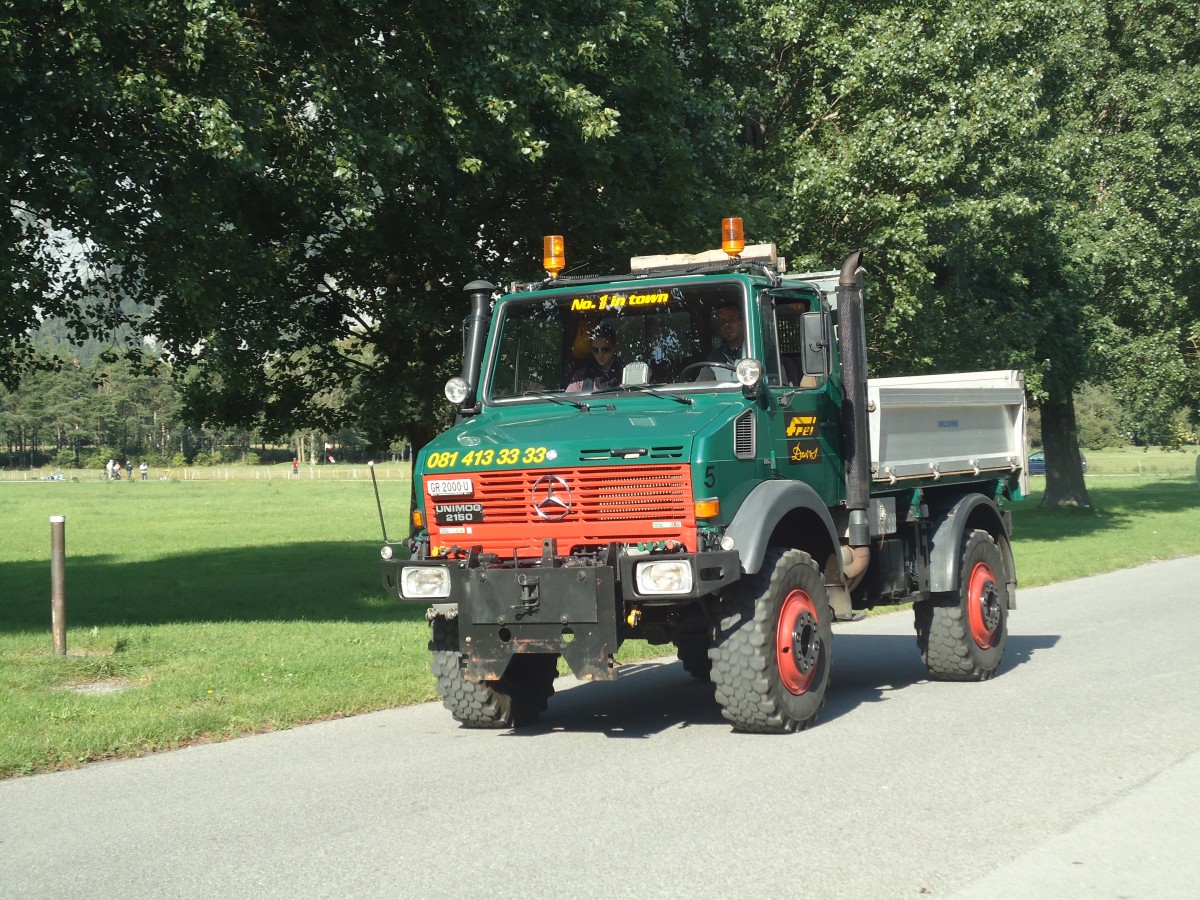 (141'695) - Frei, Davos - Nr. 5/GR 2000 U - Mercedes am 15. September 2012 in Chur, Waffenplatz