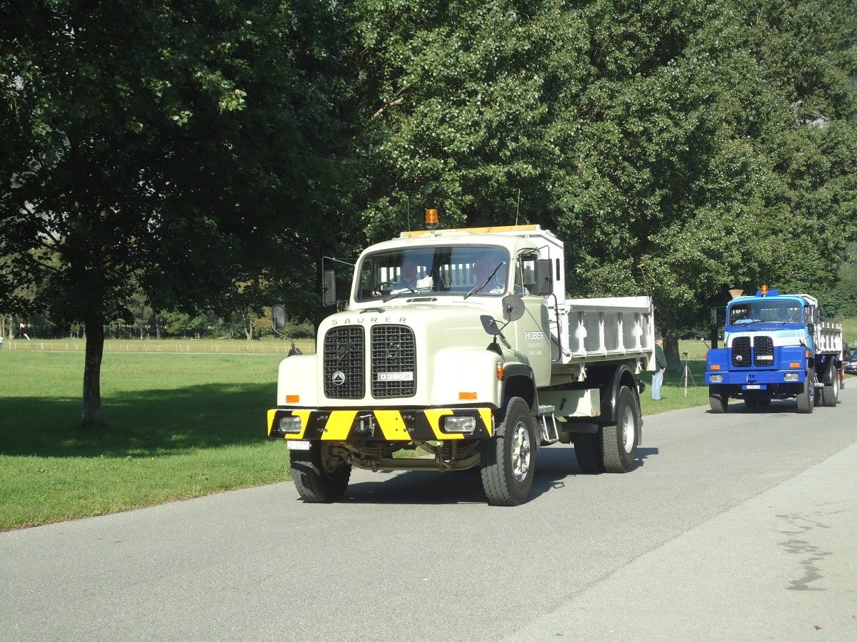 (141'727) - Huber, Z�rich - Saurer am 15. September 2012 in Chur, Waffenplatz