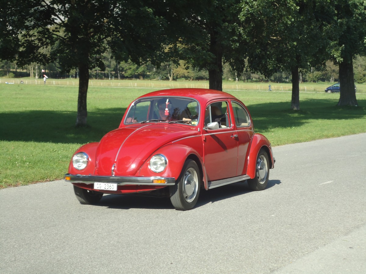 (141'733) - VW-K�fer - SG 2360 - am 15. September 2012 in Chur, Waffenplatz