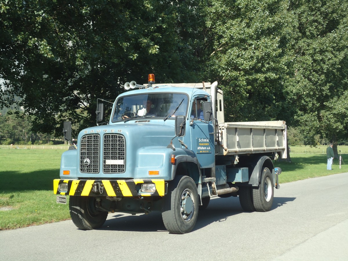 (141'737) - Schmid, Affoltern - Saurer am 15. September 2012 in Chur, Waffenplatz